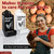 CluckRoots Chicken Grit and Oyster Shell Feeder Combo, No-Spill Metal