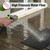 UNCO- Metal Garden Hose with 10 Functions Spray Nozzle, 100 Feet, No Kink