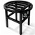 Hongsane Metal Heavy Duty Plant Stand Indoor Outdoor,13 Inch Tall Plant Stands Riser, Wrought Iron Pedestal Holders for Large Flower Pot,Outside Rust-Proof Black Flower Display Shelf for Patio,1-Pack
