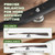 Kimgsoak Lawn Mower Blade Sharpener, Lawnmower Blade Sharpening Tool with Blade Balancer, Blade Sharpner Kit