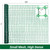 DOEWORKS Plastic Safety Fence, 4 ft x 100 ft Barrier Netting, Green