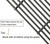 Votenli C6505A(4-Pack) 19 3/4" Cast Iron Cooking Grid Grates Replacement for Chargriller 2121, 2123, 2222, 2828, 3001, 3008, 3030, 3725, 4000, 4208, 5050, 5072, 5252, 9020