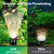 POPOSOAP 3-in-1 Solar Pond Lights, Warm White Underwater Pond Lights, IP68 Waterproof LED Fountain Lights for for Pond, Fountain, Pool Waterfall Decoration Garden Patio (3 Lights)-P63H