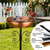 inanil 3" Deep 43" Tall Metal Bird Bath for Outside, Birdbath for Outdoors