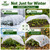 HEKIWAY 10 FT x 40 FT Frost Cloth, Plant Covers for Freeze Protection