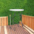GUAGUA 32in Folding Cocktail Table, Bar Height, Round,High Top, White