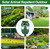 YOHHOS Solar Powered Ultrasonic Animal Repeller with PIR Sensor, 2 Pack