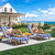 Ruikyhom Lounge Chair Towel Cover (Pack of 2), Ultra Plush & Absorbent Micro Fleece Chair Towel for Pool, Beach, Patio & Garden|Quick Dry, Non-Slip Design with 2 Side Pockets|85" x 30"-Blue White