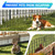 26 Panels No Dig Fence, 28ft(L) x 17in(H) Dog Digging Fencing Barrier, 1.2in Gap Animal Barrier for Bottom of Fence, Rustproof Metal Garden Edging Border Ground Defense Blockers for Outdoor Patio