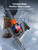 AstroAI 38.4" Folding Extendable Snow Shovel, Aluminum Handle & Metal Blade