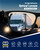 B BLOOMOAK Clear Night Driving Glasses, Anti-Glare Night Vision Glasses with AR Coating, Lightweight PC Lenses for Men Women