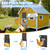 Automatic Chicken Coop Door Opener, Battery Powered & Anti-Pinch Sensor