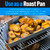 SnS Grills Drip 'N Griddle Pan - 3-in-1 Kettle Grill Accessory for Searing, Dripping, and Griddling, Dishwasher Safe Stainless Steel BBQ Accessory Ideal for 22" Weber and Other Charcoal Grills
