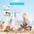 Portable Misting System with Standing, 6000mAh Water Cooling Misters Set for Outside Patio - 20L Bucket, 4.9FT(59IN) Adjustable Height for Outdoor, Beach, Pool, Water Playing, Sprinkler, Camping