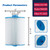 Mamokin PWW50 Spa Filter, Replaces 6CH-940，Filbur FC-0359, 817-0050, 25252, 03FIL1400, PWW50P3(NOT PWW50P4), (1 1/2" Coarse Thread), Waterway Front Access Skimmer, SAE Thread Hot Tub Filter 2 Pack