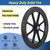 GICOOL 20'' Flat Free Wheels, Compatible with Rubbermaid Wheelbarrow Tire