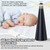 Fly Fans for Tables, 4 Pcs Food Fan to Keep Flies Away (Black)