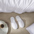 Juvale Disposable Slippers for Guests - Individually Wrapped Spa & Hotel Slippers - Slip-Resistant Shoes - Travel-Friendly Disposable Shoes - Medium (Men’s US 10/Women’s US 11) White - Pack of 24