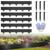 SJPULMO 20FT Metal Landscape Edging, 6-Pack 40"L x 6.5"H Rust-Proof Border