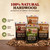 RUSTY REDHORN Wood Chips for Smoker, Variety Pack, All Natural, 3 x 1.8lb