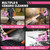 Leaf Blower Cordless, 21V 500CFM 2x3.0Ah Batteries, 6 Speed Modes, Pink