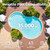 PASAMIC Solar Pool Ionizer, Cleaner for Up to 35,000 Gallon Pools, IP68 Waterproof Copper Anode, Solar Ionizer for Pool, Suitable for in/Above Ground Pools, Spas & Hot Tubs, Blue