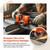 Klampero Chainsaw Sharpener, Portable Manual Sharpening Tool, Equipped With 7 Sharpening Stones, Suitable For 4–22-Inch Electric And Gas-Powered Chainsaws, Gardening And Woodworking Tools