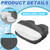 Tinideya 6 Pcs Hot Tub Booster Seats for Adults with Suction Cups,Grey