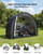 TACXO Bike Storage Shed Tent,Bike Cover Waterproof Outdoor Storage Shed with 210D Oxford Fabric PU4000 for 2-3Bikes,Portable Bicycle Shelter for Motorcycle,Garden Tools,Lawn Mower