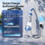 Handheld Pool Vacuum for Above Ground & Inground Pools, 1110 GPH Suction