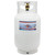 Flame King 10LB Steel Propane Tank Cylinder with Type 1 Overflow Protection Device Valve, Great for Camping, Fire Pits, Heaters, Grills, Overlanding, White