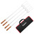 Begatter 32” heavy duty stainless steel hot dog roasting sticks, 4 pack