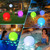 Pooldecor Floating Pool Lights Solar Powered, 15" Solar Pool Light that Float w/Sealife Patterns, Inflatable Color Changing Glow Globes IP68 Waterproof, Decoration for Pools Pond Party(4)
