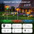 Solar Bug Zapper Outdoor, Mosquito Zapper with Flame & Projector Light