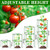 ZeeDix 6 Pack 60 Inch Heavy Duty Tomato Cages for Garden with Clips