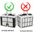 Fiitzn Ultra Fine Filtration Basket Compatible with Dolphin Robotic Pool Cleaners: S50, Active 15, Echo, Nautilus CC, Encore, E10, E20, Proteus DX3,Solo, Advantage.Maytronics Part Number: 9991460-R1