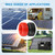 Solar Panel Wire 10 AWG(6mm²) - Solar Extension Cable 100Ft Black & 100Ft Red 10 Gauge Tinned Copper PV Wire for Outdoor Automotive RV Solar Panel Boat Marine (Black+Red)