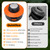 Quintillus Upgraded Weed Eater Head with Wear-Resistant Aluminum Alloy Knob,Weed Wacker Head Trimmer Head for Ego,Ryobi,Stihl,Echo,Husqvarna,Weed Warrior...with 14ft 095’’ Trimmer Line,Orange
