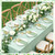 120 Pcs Sage Green Linen-Feel Paper Napkins with Built-in Flatware Pocket