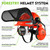 GREEN DEVIL Chainsaw Safety Protective Helmet Forestry Helmet with Build-in Visor Mesh Face Shield Ear Muffs 4 in 1 Ideal for Arborist Tree Work DIY Outdoor Logging Hard hat