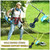 JOOPSAM 19.48" Adjustable Height String Trimmer Support Wheel with 26mm Handle Clamp, 6" Wheels Walk Behind String Trimmer Auxiliary Attachment for Easy Push Weed Trimmer Grass Cutter
