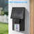 Solar Charger for Ring Battery Doorbells - Compatible with Video Doorbell 3/3 Plus/4, Battery Doorbell Plus/Pro, 2 Prong Port-1 Pack