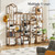 EnHomee Large Plant Stand, Tiered Wood Shelf for Indoor & Outdoor