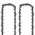 Opuladuo 3PC 16 Inch Chainsaw Chain Replacement for EGO Power+ CS1613 / CS1604 / CS1600 / CS1610 / CS1611 16-Inch 56V Chainsaw