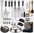 Grilljoy 46PC Griddle Tool Set – Stainless Steel Spatula Kit
