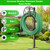 GOFORWILD Hose Stand with Brass Faucet, Holds 150 ft 5/8-in Hose