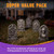JOYIN 26” Halloween 5 Pcs Extra Large Tombstones Decorations, DIY Gravestone Yard Signs Cemetery Headstones Scary Outdoor Halloween Decor with Metal Stakes Waterproof for Garden Lawn (Flat, NOT Foam)
