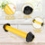 Qualirey 12 Pcs Sticky Fly Trap Stick with Hook, Stylish-3, Yellow