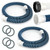 Conderyang 2 Pack 1 1/2 Pool Hose for Above Ground Pool 6ft Pump Replacement Hoses 1.5" EVA Heavy Duty Swimming Pool Hose for Above Ground, Filter Pumps, Saltwater Systems and Sand Filters (Blue)