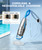 Pool Vacuum for Above Ground Pool & Inground Pools, (2026 Upgraded) 26.5 GPM High-Powerful Pebbles Suction, V3 IPX8 Cordless Handheld Rechargeable Cleaner 2 Vacuum Heads & 4 Filter Bags, 1H Runtime